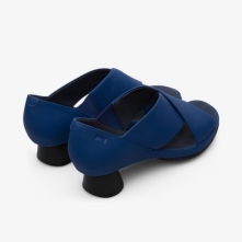 Camper Alright Womens Heeled Sandals US-14771 Blue Online Sale